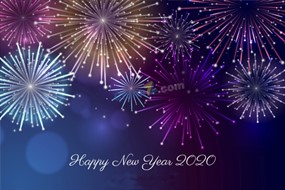 2020年烟花庆祝图片矢量